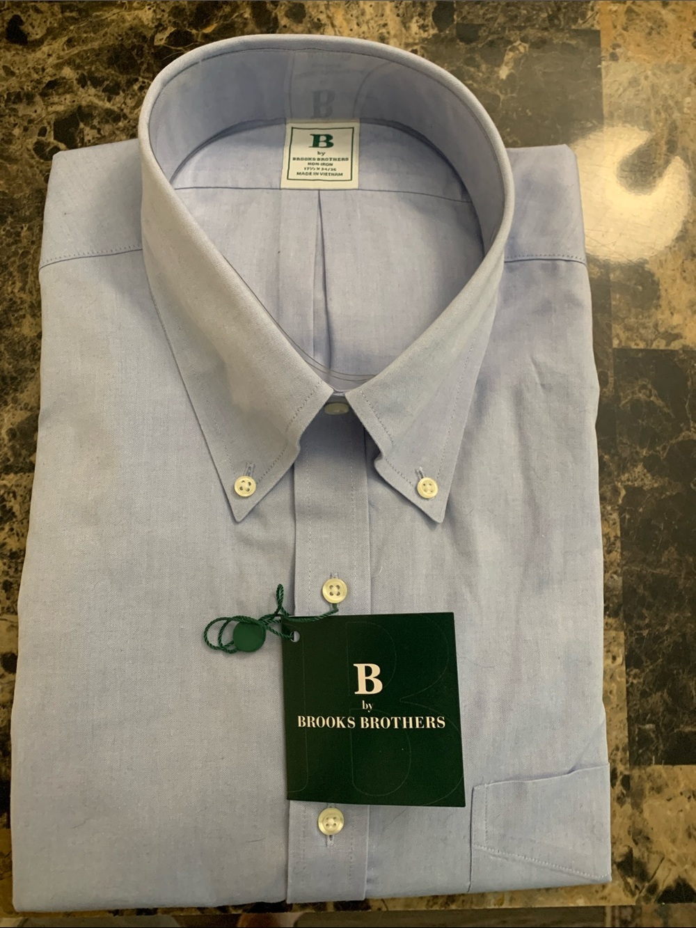 Brooks Brothers Pale Blue Button-Down Dress Shirt
